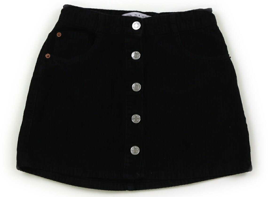 ザラ ZARA スカート 130 女の子 ブラック 子供服 ベビー服 キッズ アウトレット ユーズド 【中古】キッ..