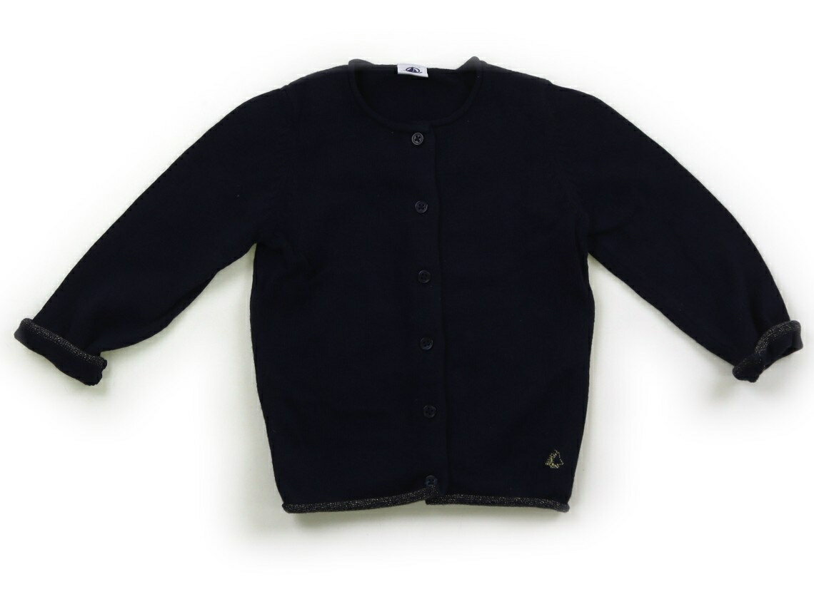 プチバトー PETIT BATEAU カーディガン 80 女の子 紺 子供服 ベビー服 キッズ アウトレット ユーズド 【中古】キッズ・ベビー・マタニティ