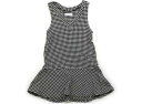 ザラ ZARA ジャンパースカート 140 女の子 オフホワイト・ブラックチェック 子供服 ベビー服 キッズ アウトレット ユーズド 【中古】キッズ・ベビー・マ...