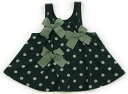 アナスイ ANNA SUI ジャンパースカート 80 女の子 グリーン、白 子供服 ベビー服 キッズ アウトレット ユーズド 【中古】キッズ・ベビー・マタニティ