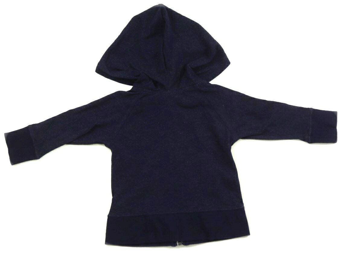 FOキッズ F.O.KIDS パーカー 80 男の子 ネイビーボーダー 子供服 ベビー服 キッズ アウトレット ユーズド 【中古】キッズ・ベビー・マタニティ - Image 2