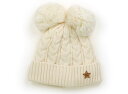 プティマイン petit main 帽子 Hat/Cap 女の子 アイボリー、ボンボン 子供服 ベビー服 キッズ アウトレット ユーズド 【中古】キッズ・ベビー...