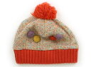 ラブ&ピース&マネー Love&Peace&Money 帽子 Hat/Cap 女の子 オレンジ、ベージュ、ボンボン 子供服 ベビー服 キッズ アウトレット ユーズド 【中古】キッズ・ベビー・マタニティ