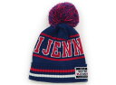 ジェニィ JENNI 帽子 Hat/Cap 女の子 ネイビーピンクポンポン ブランドロゴ 子供服 ベビー服 キッズ アウトレット ユーズド 【中古】キッズ・ベビ...