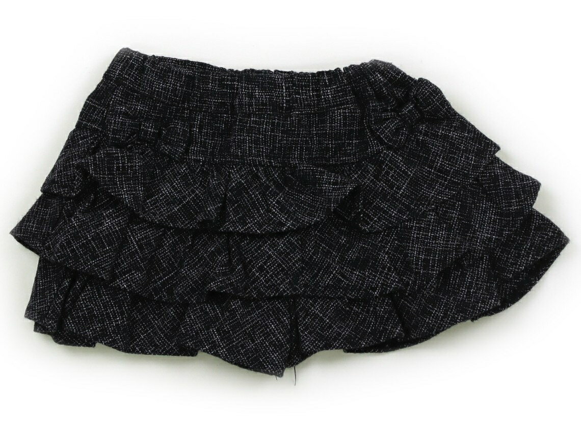 アプレレクール apres les cours キュロット 100 女の子 黒チェック、フリル 子供服 ベビー服 キッズ ..