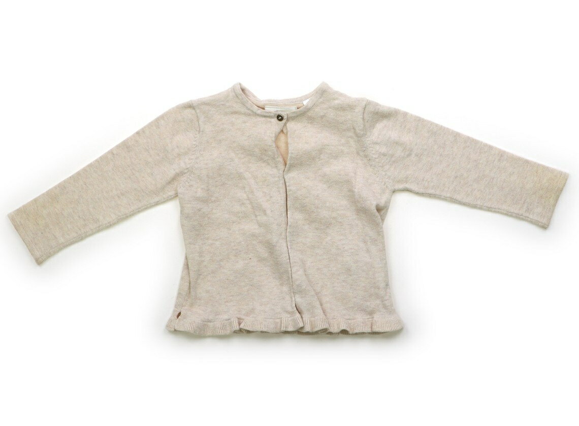 ザラ ZARA カーディガン 80 女の子 キナリ 子供服 ベビー服 キッズ アウトレット ユーズド 【中古】キ..