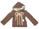 セラフ Seraph パーカー 110 女の子 ブラウン・リボン 子供服 ベビー服 キッズ アウトレット ユーズド 【中古】キッズ・ベビー・マタニティ