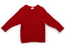 ブリーズ BREEZE ニット・セーター 100 男の子 赤 子供服 ベビー服 キッズ アウトレット ユーズド 【中古】キッズ・ベビー・マタニティ(4)