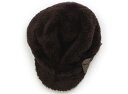 べべ BeBe 帽子 Hat/Cap 女の子 ダークブラウン、リボン 子供服 ベビー服 キッズ アウトレット ユーズド 【中古】キッズ・ベビー・マタニティ