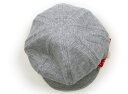 ミキハウス miki HOUSE 帽子 Hat/Cap 女の子 グレー 赤 りぼん 子供服 ベビー服 キッズ アウトレット ユーズド 【中古】キッズ・ベビー・マ...
