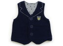 イーベビー e-baby ベビーベスト 60 男の子 紺・グレー・柄 子供服 ベビー服 キッズ アウトレット ユーズド 【中古】キッズ・ベビー・マタニティ