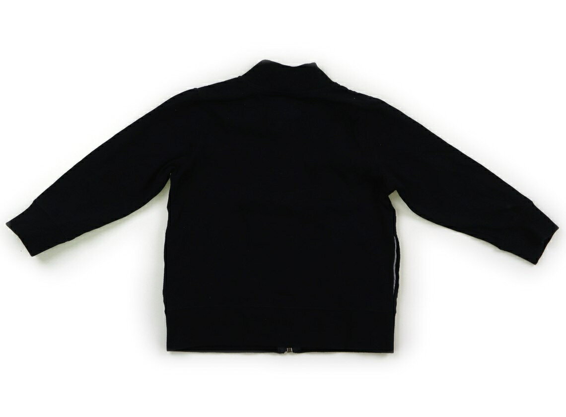 ラゲッドワークス RUGGEDWORKS ジップアップトレーナー 90 男の子 黒 子供服 ベビ...