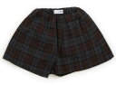 ビールーム b.ROOM キュロット 90 女の子 グレー茶チェック 子供服 ベビー服 キッズ アウトレット ユーズド 【中古】キッズ・ベビー・マタニティ