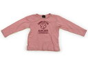 コムサイズム COMME CA ISM Tシャツ・カットソー 100 女の子 ピンク、クローバー 子供服 ベビー服 キッズ アウトレット ユーズド 【中古】キッ...