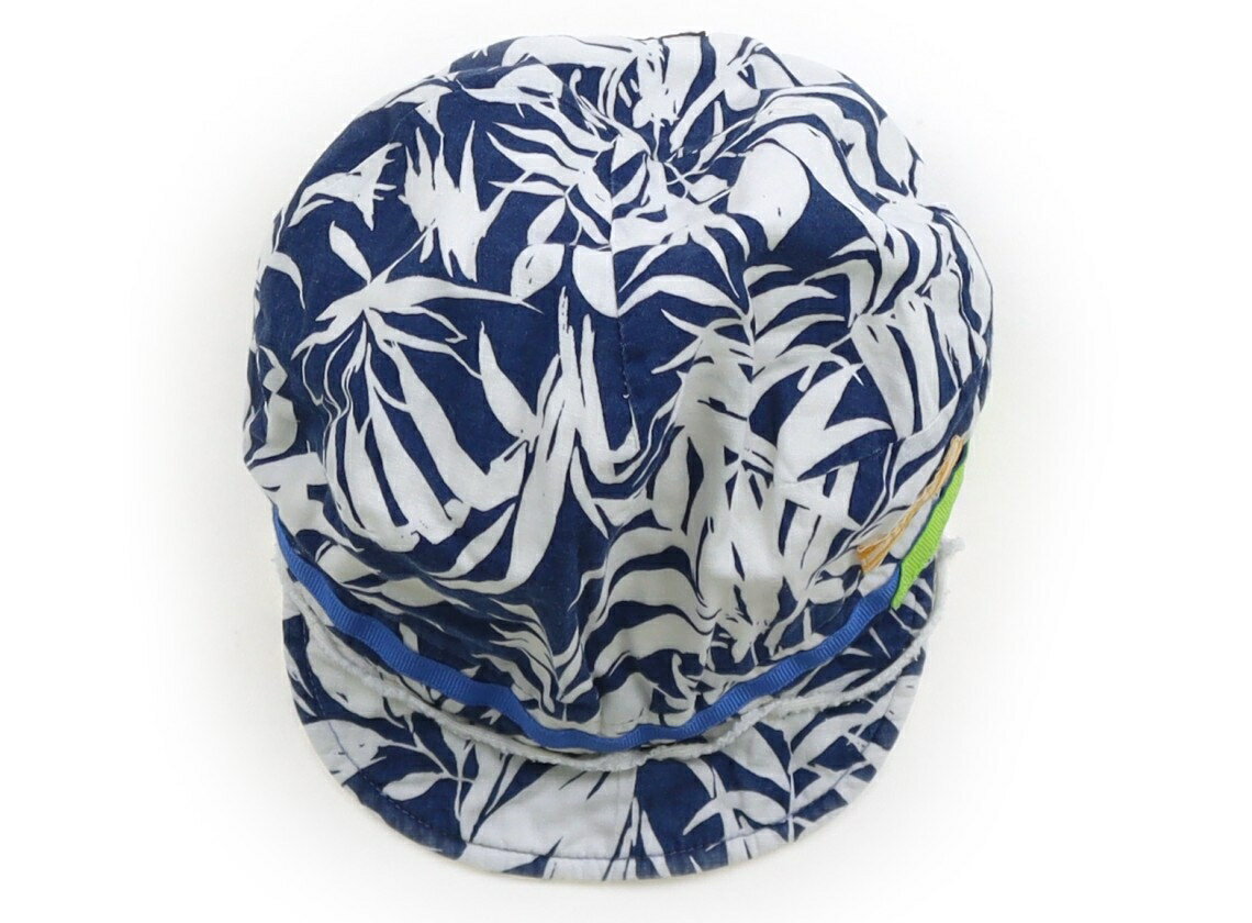 ズッパディズッカ Zuppa di Zucca 帽子 Hat/Cap 男の子 ブルー　白　リーフ柄 子供服 ベビー服 キッズ ..