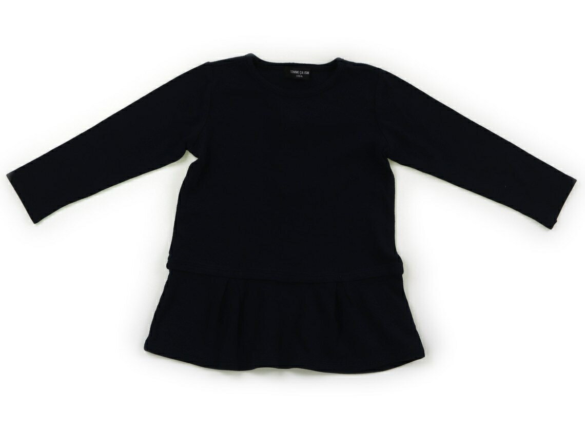 コムサイズム COMME CA ISM Tシャツ・カットソー 100 女の子 ネイビー 子供服 ベビー服 キッズ アウトレット ユーズド 【中古】キッズ・ベビー・マタニティ