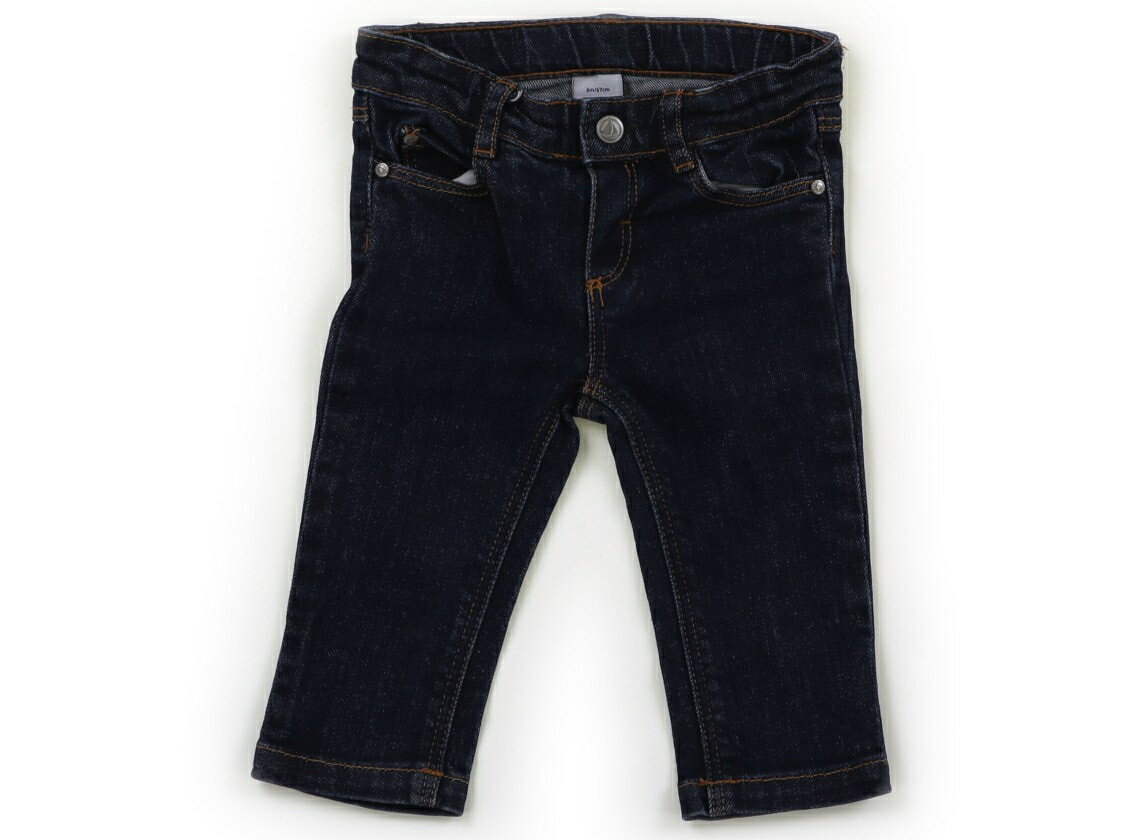 プチバトー PETIT BATEAU ジーンズ 60 男の子 インディゴブルー 子供服 ベビー服 キッズ アウトレット ユーズド 【中古】キッズ・ベビー・マタニティ