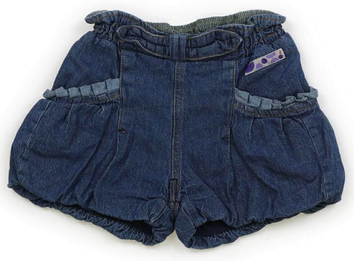 Short Pants - ズッパディズッカ Zuppa di Zucca ショートパンツ 90 女の子 ウォッシュブルー、フリル 子供服 ベビー服 キッズ アウトレット ユーズド 【中古】キッズ・ベビー・マタニティ