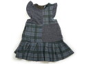 エーキャンビー A can B ジャンパースカート 100 女の子 グレー・緑・青・チェック 子供服 ベビー服 キッズ アウトレット ユーズド 【中古】キッズ・...