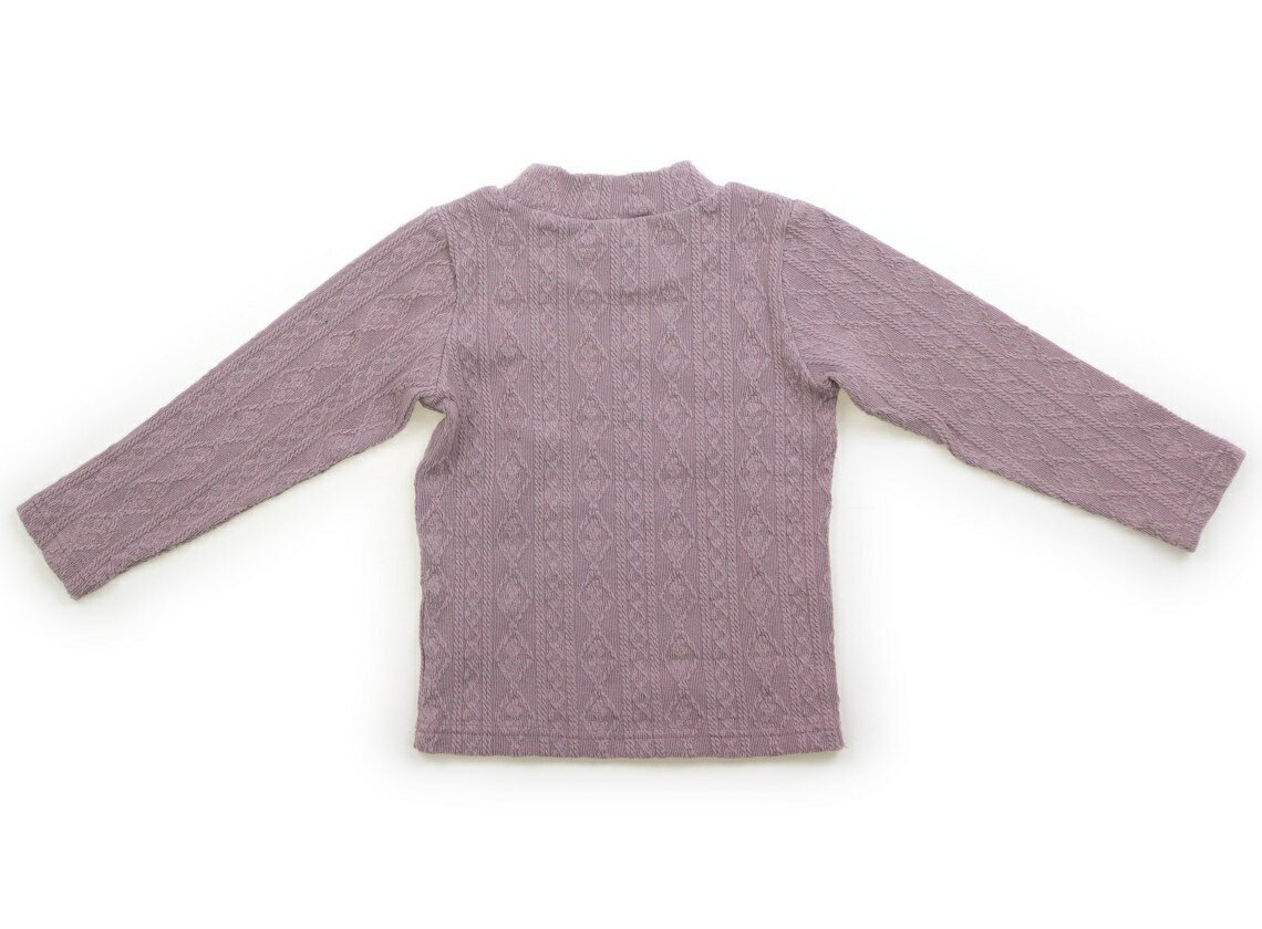 プティマイン petit main Tシャツ・カットソー 100 女の子 くすみピンク 子供服 ベビー服 キッズ アウトレット ユーズド 【中古】キッズ・ベビー・マタニティ