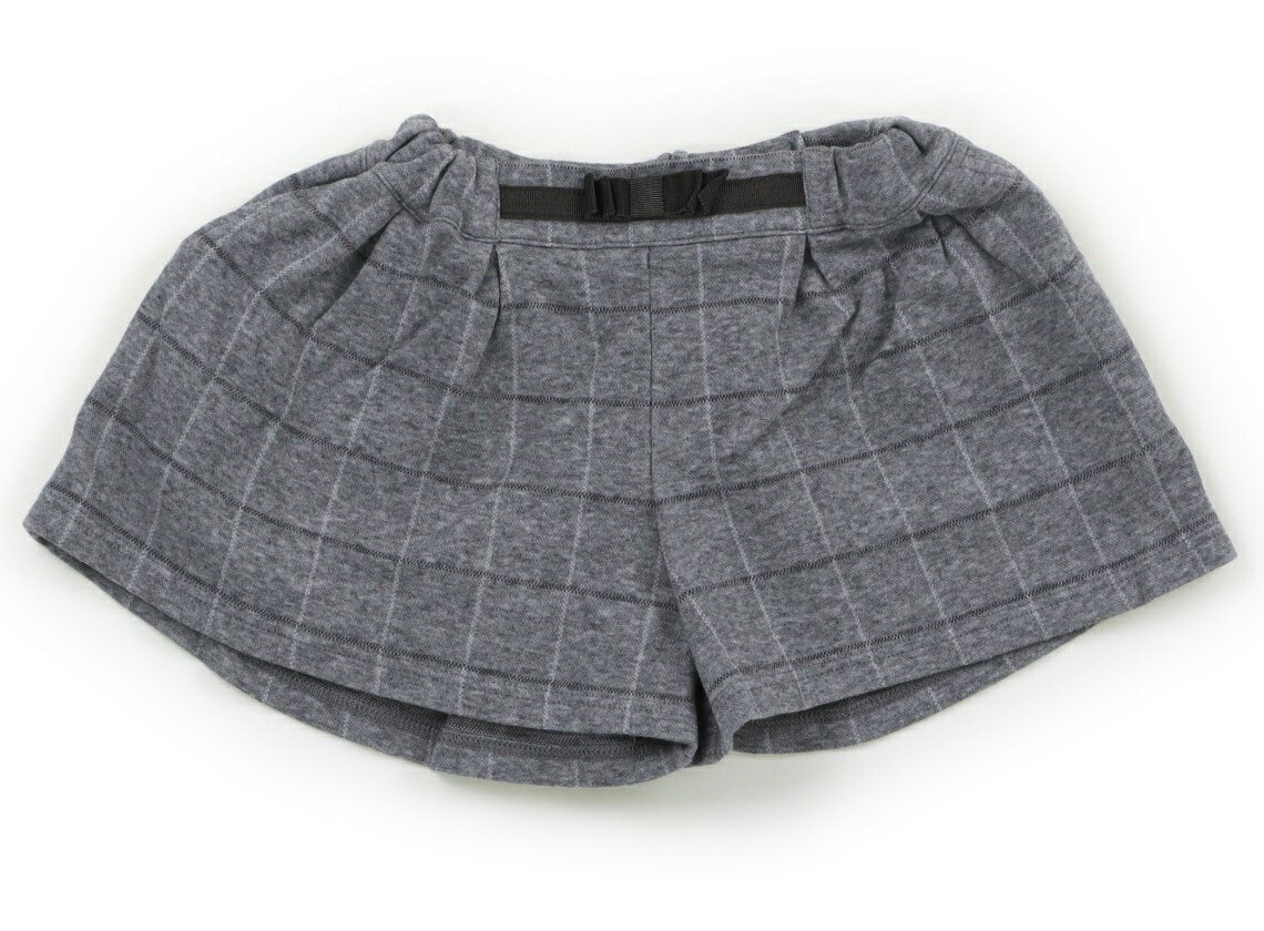 べべ BeBe ショートパンツ 100 女の子 グレー地・チェック 子供服 ベビー服 キッズ アウトレット ユーズド 【中古】キッズ・ベビー・マタニティ