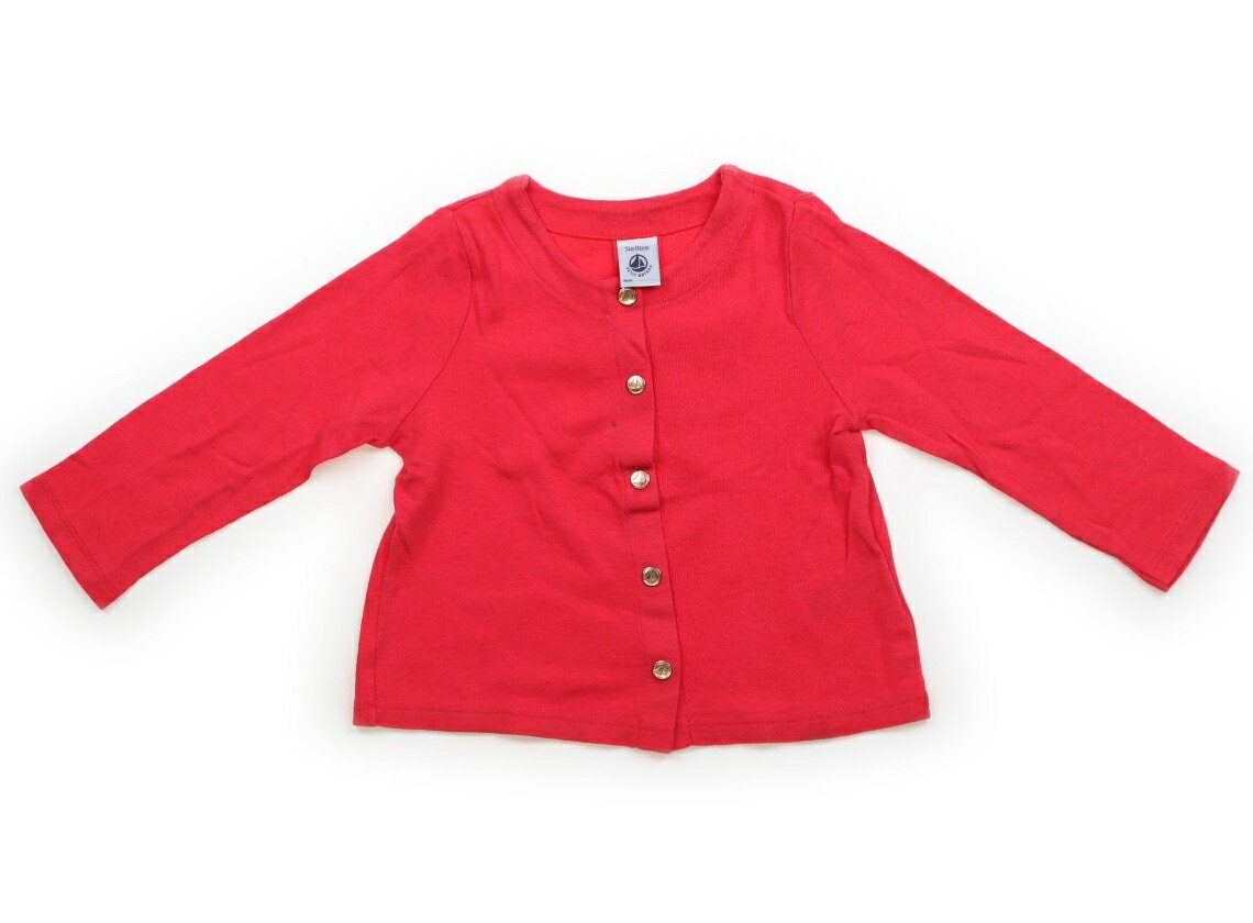 プチバトー PETIT BATEAU カーディガン 80 女の子 ピンク 子供服 ベビー服 キッズ アウトレット ユーズド 【中古】キッズ・ベビー・マタニティ