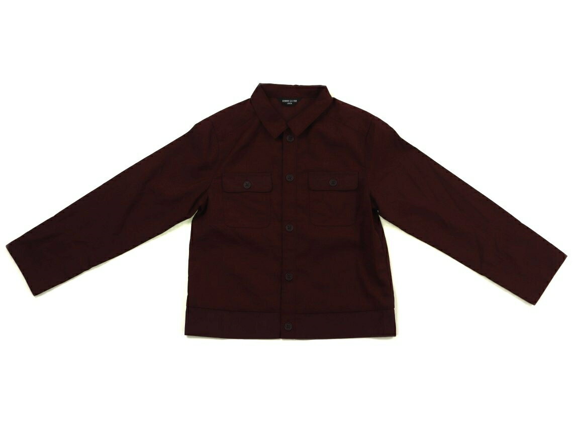 コムサイズム COMME CA ISM シャツ・ブラウス 130 女の子 ボルドー 子供服 ベビー服 キッズ アウトレット ユーズド 【中古】キッズ・ベビー・マタニティ