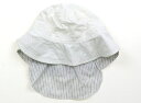 コンビミニ Combimini 帽子 Hat/Cap 男の子 オフホワイト グレー ストライプ 子供服 ベビー服 キッズ アウトレット ユーズド 【中古】キッズ...
