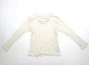 メゾピアノ mezzo piano Tシャツ・カットソー 150 女の子 オフホワイト 子供服 ベビー服 キッズ アウトレット ユーズド 【中古】キッズ・ベビー・マタニティ