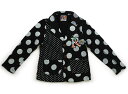 ラブレボリューション LOVEREVOLUTION ジャケット・ブレザー 120 女の子 ドット柄、黒白 子供服 ベビー服 キッズ アウトレット ユーズド 【中...