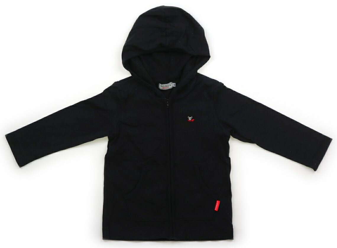 Rakuten - ダブルB Double B パーカー 100 男の子 黒 子供服 ベビー服 キッズ アウトレット ユーズド 【中古】キッズ・ベビー・マタニティ