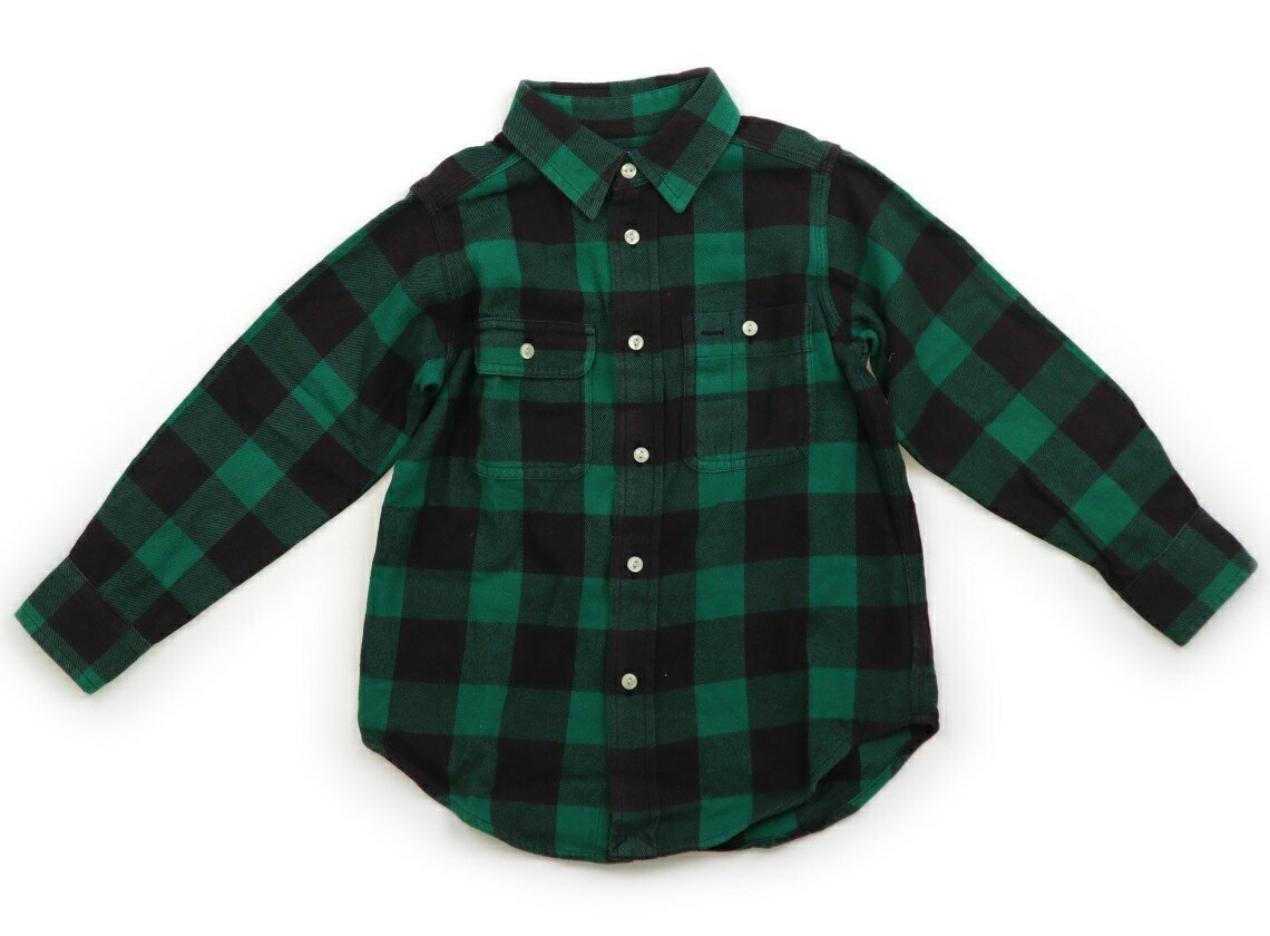 ポロラルフローレン POLO RALPH LAUREN シャツ・ブラウス 110 男の子 グリーン、黒 子供服 ベビー服 キッズ アウトレット ユーズド 【中古】キッズ・ベビー・マタニティ