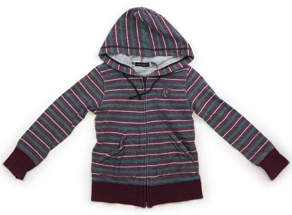 べべ BeBe パーカー 120 男の子 パープル、グリーン、白 子供服 ベビー服 キッズ アウトレット ユーズド 【中古】キッズ・ベビー・マタニティ