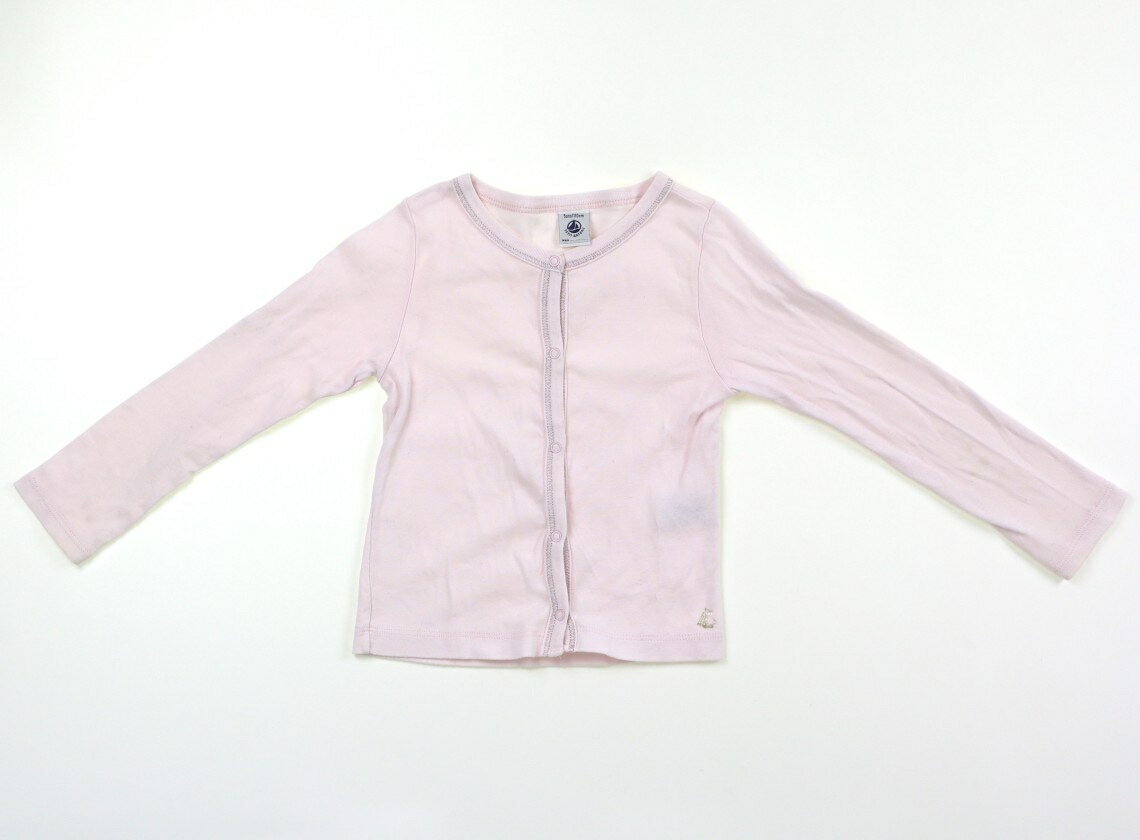 プチバトー PETIT BATEAU カーディガン 110 女の子 ベビーピンク 子供服 ベビー服 キッズ アウトレット ユーズド 【中古】キッズ・ベビー・マタニティ