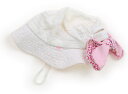 ミキハウス miki HOUSE 帽子 Hat/Cap 女の子 オフホワイト ピンク 花柄 子供服 ベビー服 キッズ アウトレット ユーズド 【中古】キッズ・ベ...
