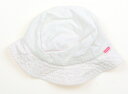 ミキハウス miki HOUSE 帽子 Hat/Cap 女の子 白 ピンク 花柄 子供服 ベビー服 キッズ アウトレット ユーズド 【中古】キッズ・ベビー・マタ...