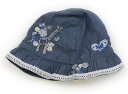 ネクスト NEXT 帽子 Hat/Cap 女の子 ブルー、白いレース、キリン刺繍 子供服 ベビー服 キッズ アウトレット ユーズド 【中古】キッズ・ベビー・マタ...