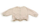 アプレレクール apres les cours カーディガン 80 女の子 ベージュ 子供服 ベビー服 キッズ アウトレット ユーズド 【中古】キッズ・ベビー・...