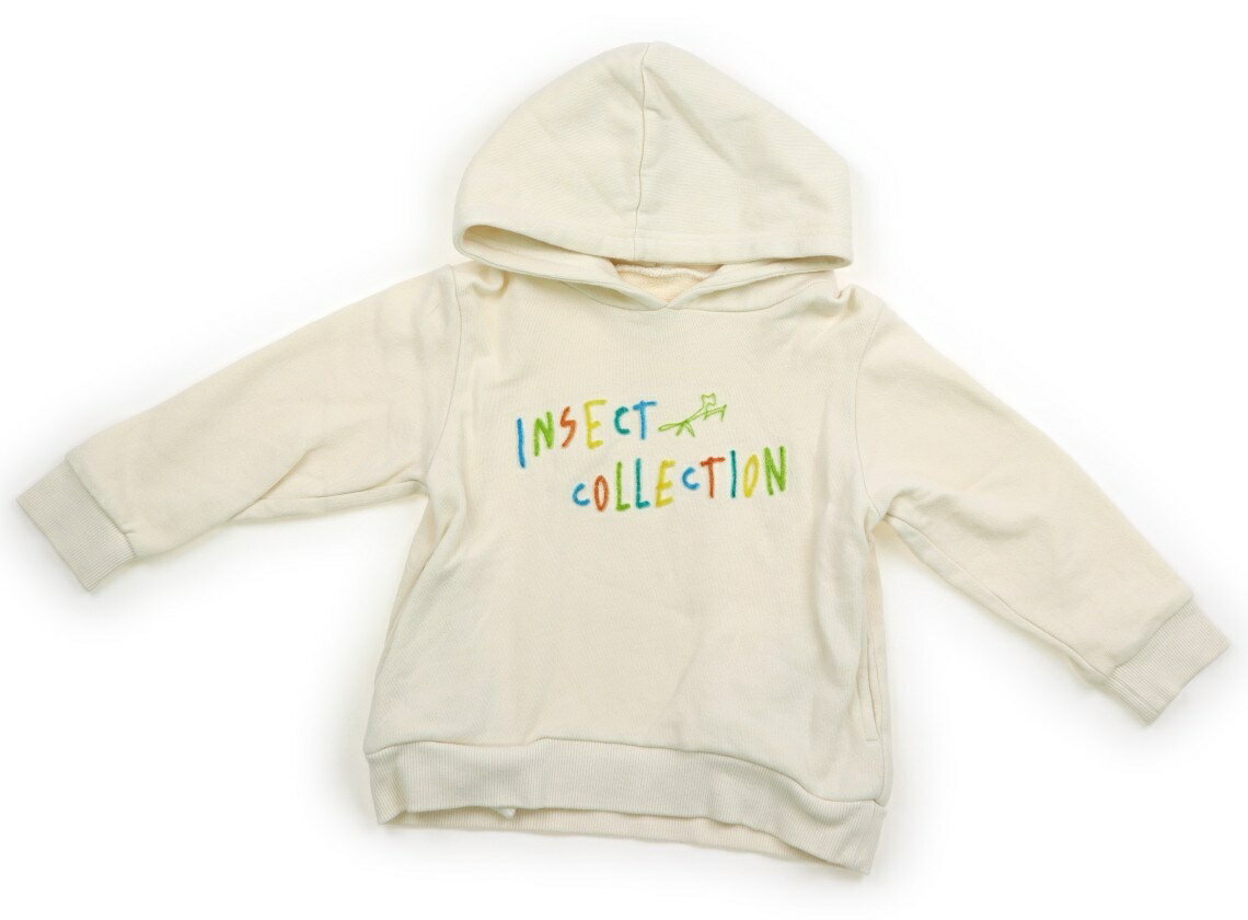 インセクトコレクション Insect Collection パーカー 100 男の子 クリーム 子供服 ベビー服 キッズ アウトレット ユーズド 【中古】キッズ・ベビー・マタニティ