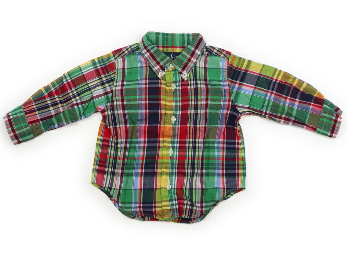 ラルフローレン Ralph Lauren シャツ・ブラウス 80 男の子 チェック柄 子供服 ベビー服 キッズ アウトレット ユーズド 【中古】キッズ・ベビー・マタニティ