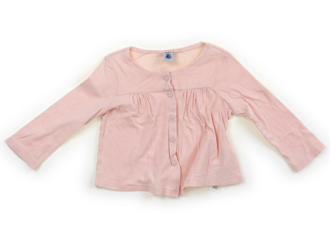 プチバトー PETIT BATEAU カーディガン 80 女の子 ピンク 子供服 ベビー服 キッズ アウトレット ユーズド 【中古】キッズ・ベビー・マタニティ
