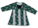 ラグマート Rag Mart ワンピース 90 女の子 グリーン総柄 子供服 ベビー服 キッズ アウトレット ユーズド 【中古】キッズ・ベビー・マタニティ