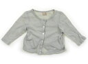 プティマイン petit main カーディガン 80 女の子 ミントブルー 子供服 ベビー服 キッズ アウトレット ユーズド 【中古】キッズ・ベビー・マタニテ...