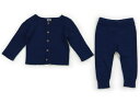 ボントン BONTON 上下セット 70 男の子 コバルトブルー 子供服 ベビー服 キッズ アウトレット ユーズド 【中古】キッズ・ベビー・マタニティ