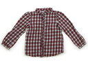 ザラ ZARA シャツ・ブラウス 130 女の子 白赤チェック 子供服 ベビー服 キッズ アウトレット ユーズド 【中古】キッズ・ベビー・マタニティ