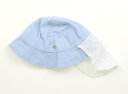 アプレレクール apres les cours 帽子 Hat/Cap 女の子 ライトブルー、白リボン 子供服 ベビー服 キッズ アウトレット ユーズド 【中古】...