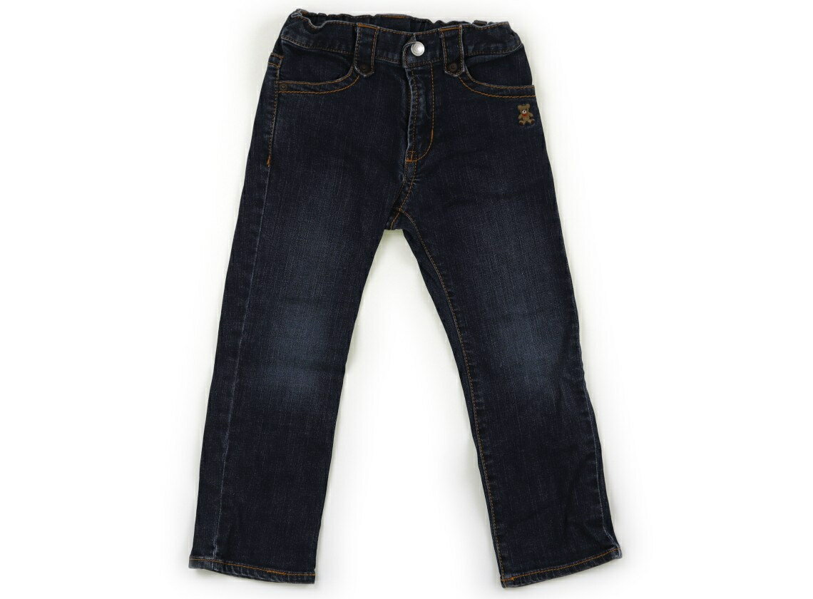 ミキハウス miki HOUSE ジーンズ 100 男の子 インディゴ 子供服 ベビー服 キッズ アウトレット ユーズド 【中古】キッズ・ベビー・マタニティ