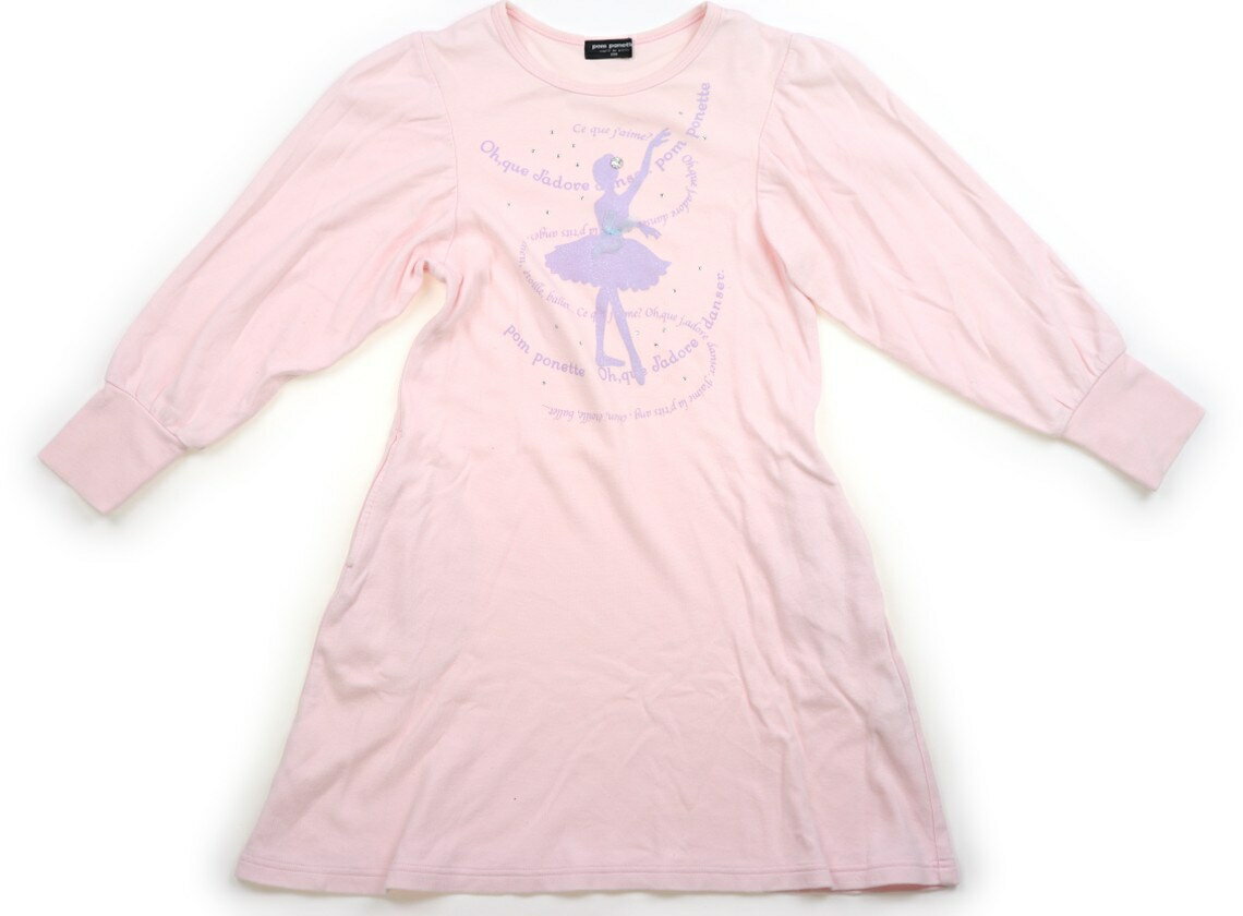 Rakuten - ポンポネット pom ponette ワンピース 130 女の子 薄ピンク 子供服 ベビー服 キッズ アウトレット ユーズド 【中古】キッズ・ベビー・マタニティ