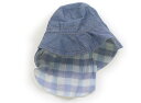 コンビミニ Combimini 帽子 Hat/Cap 女の子 ブルー、チェック 子供服 ベビー服 キッズ アウトレット ユーズド 【中古】キッズ・ベビー・マタニ...