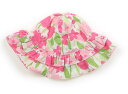 クレイジー8 Crazy 8 帽子 Hat/Cap 女の子 白 ピンク 黄緑 花柄 子供服 ベビー服 キッズ アウトレット ユーズド 【中古】キッズ・ベビー・マ...